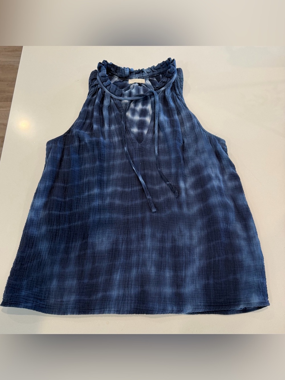 Just Living Tie-Dye Sleeveless Blouse size large